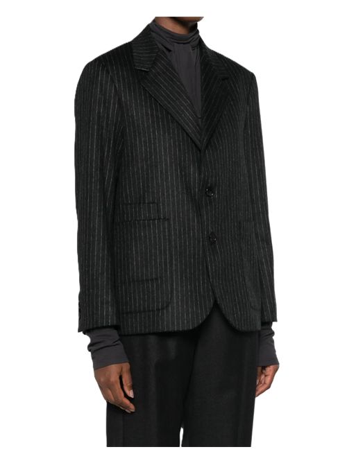 Barenapinstripe-pattern notched-lapels jacket sabi fune Barena | GID5730 0526560 ANTRACITE
